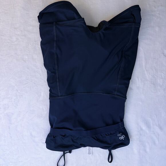 Alo Yoga Alosoft Courtside Dress Navy Size Small Limited Edition EUC Tennis - Picture 15 of 16
